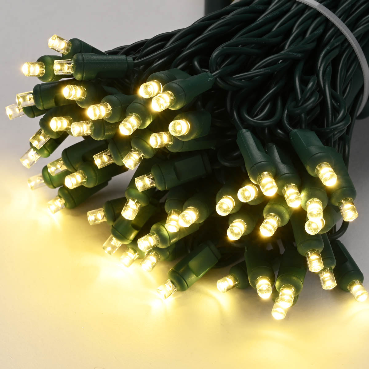 Yescom 110V Commercial String Lights Mini 5mm Xmas Lights 200ft - (4x)50ft