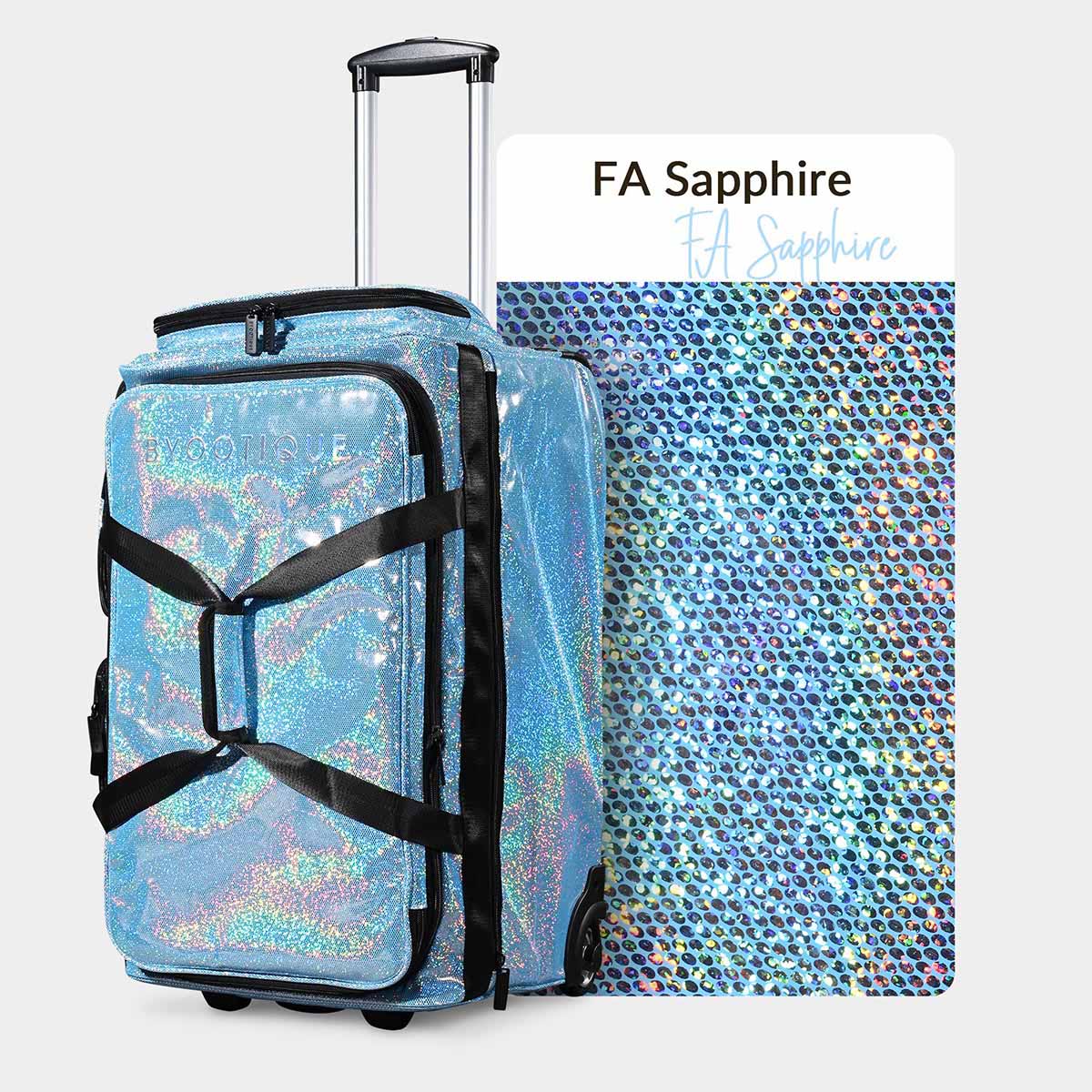 Byootique Dance Competition Rolling Bag with Rack Sports Duffle Bag