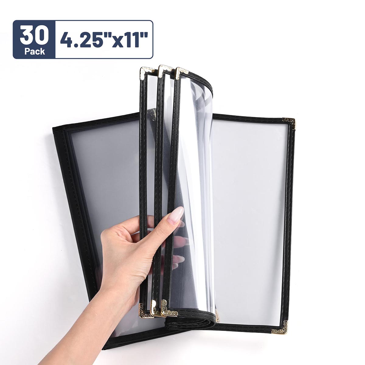 Yescom 30x Menu Covers Bistro Wine List Holder 4.25x11