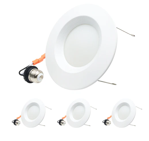 6 Inch LED Retrofit Downlight, 14W, Selectable CCT, 1,100 Lumens, 120 VAC