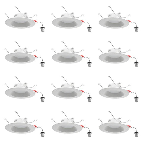 LED Recessed Downlight, 15W, Selectable CCT, 1,050 Lumens, 120 VAC
