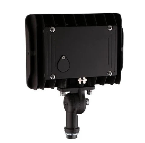 30W LED Flood Light – Knuckle Mount - Black Housing - High Lumen Outdoor Security & Landscape Lighting