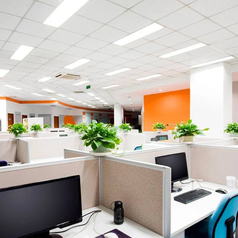 LED Ceiling Panel Light, 1x4, 15W/20W/25W/30W/40W, Adjustable Watts and CCT, 5000 Lumens- Ultra-Thin Design