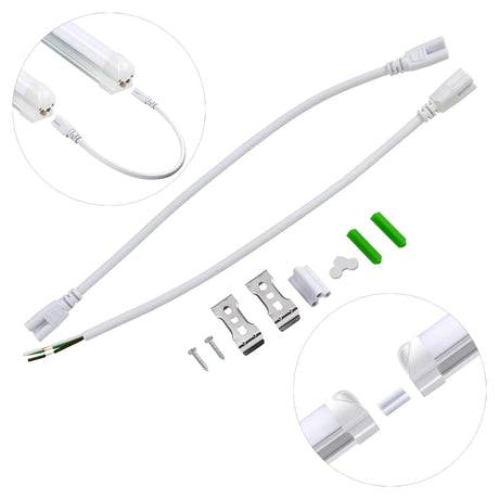 LED Shop Light - Linkable(Frosted Lens), 8FT, 60W, CCT 5000K, 7800 Lumens