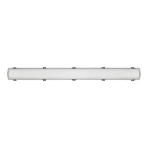 LED Vapor Tight Fixture, 4ft, Selectable 38W/46W/54W and CCT 3500K/4000K/5000K, 7,020 Lumens
