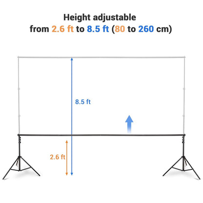 Yescom 10'x 8' 6" Adjustable Photography Background Support