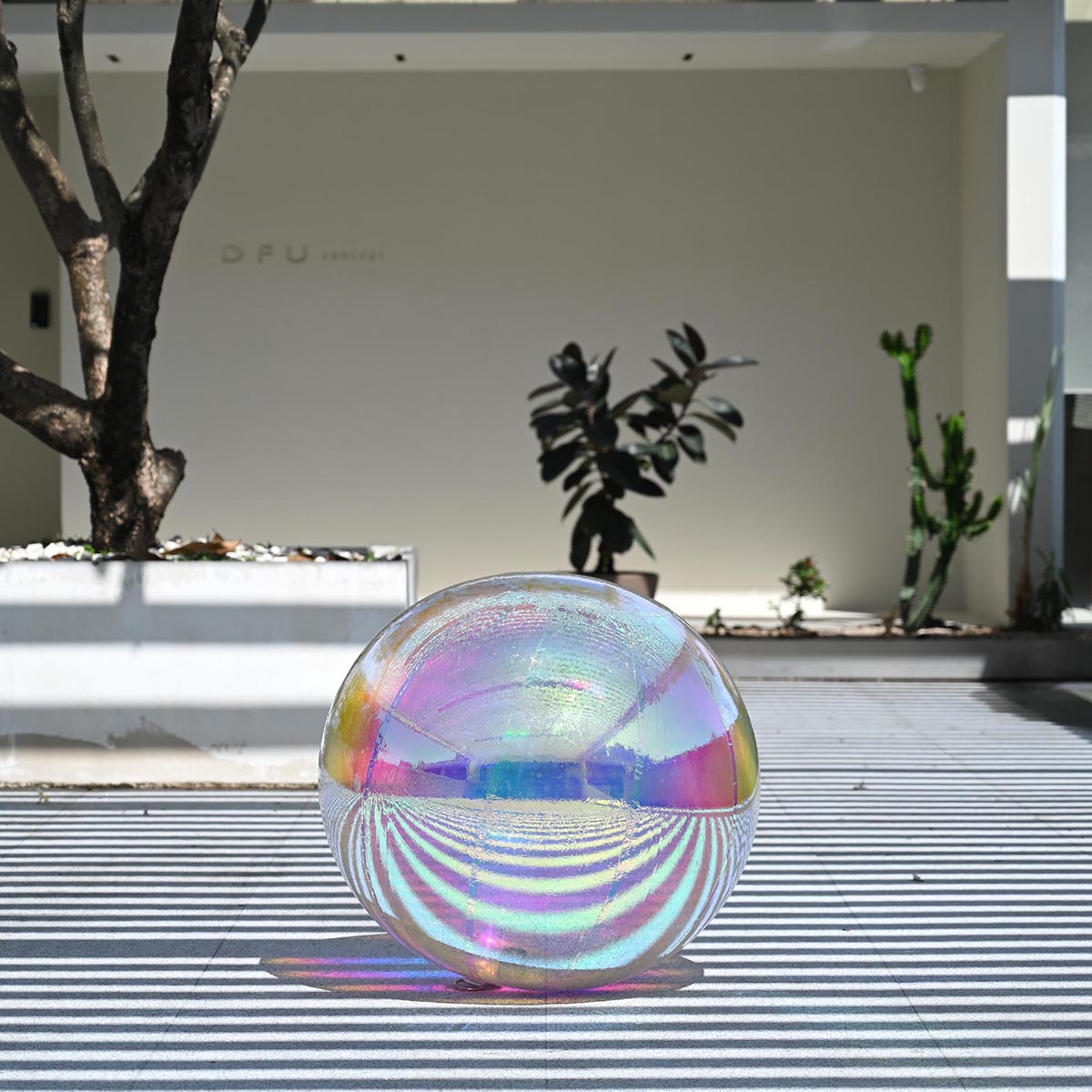 Yescom Inflatable Mirror Balloon with Iridescent, Gold, Silver, Black Options