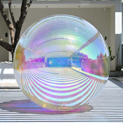 Yescom Inflatable Mirror Balloon with Iridescent, Gold, Silver, Black Options