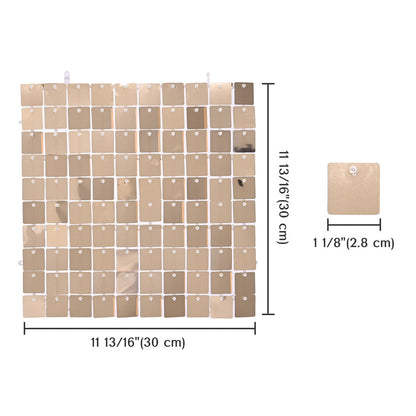 Yescom Square Sequin Shimmer Wall Backdrop Color Options