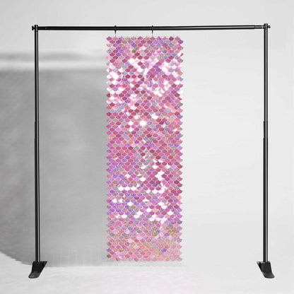 Yescom Scallop Sequin Shimmer Wall Backdrop Color Options