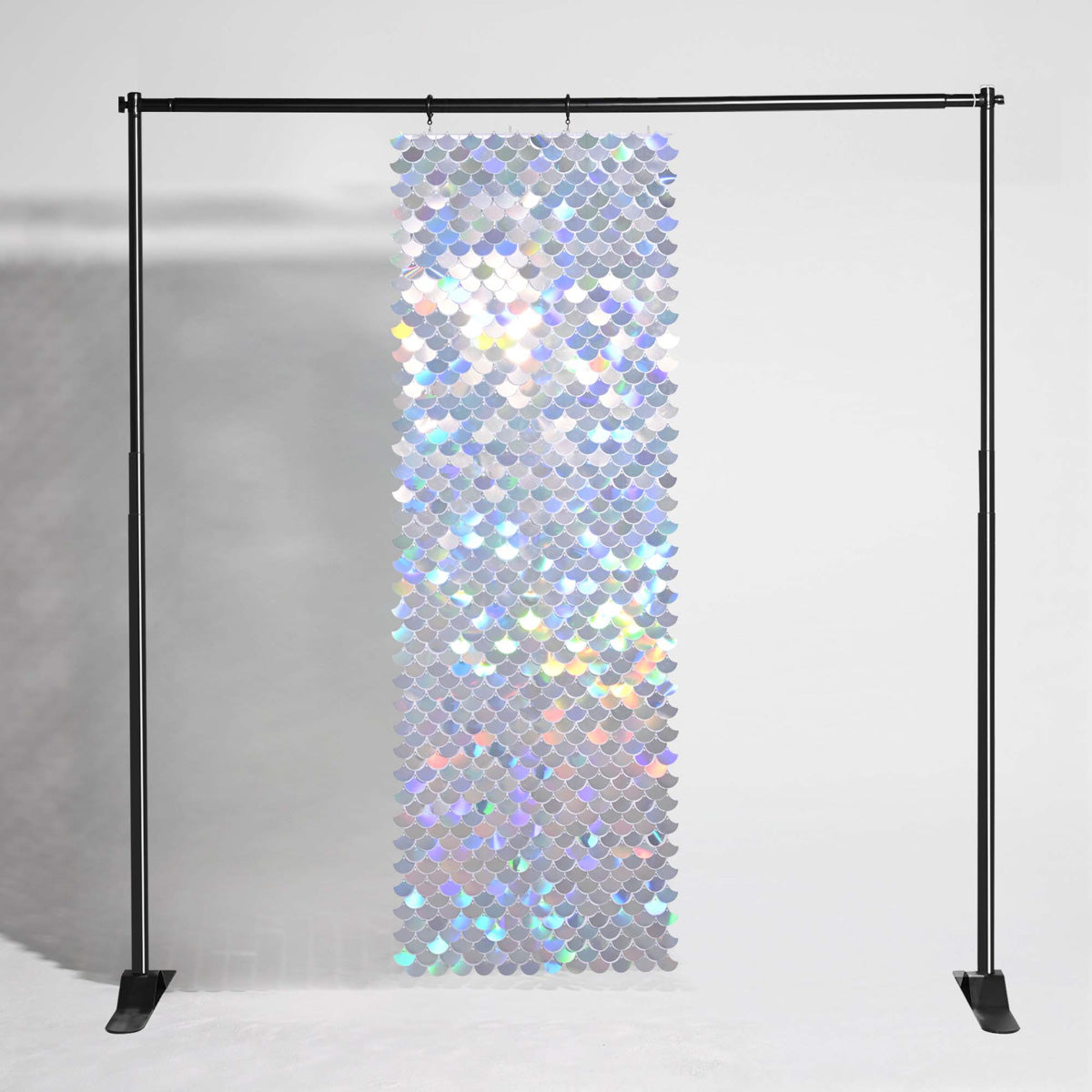 Yescom Scallop Sequin Shimmer Wall Backdrop Color Options