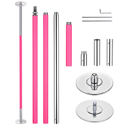 Yescom 12.6ft Silicone Portable Spinning Pole D45mm