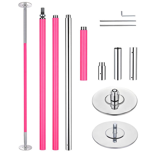 Yescom 12.6ft Silicone Portable Spinning Pole D45mm