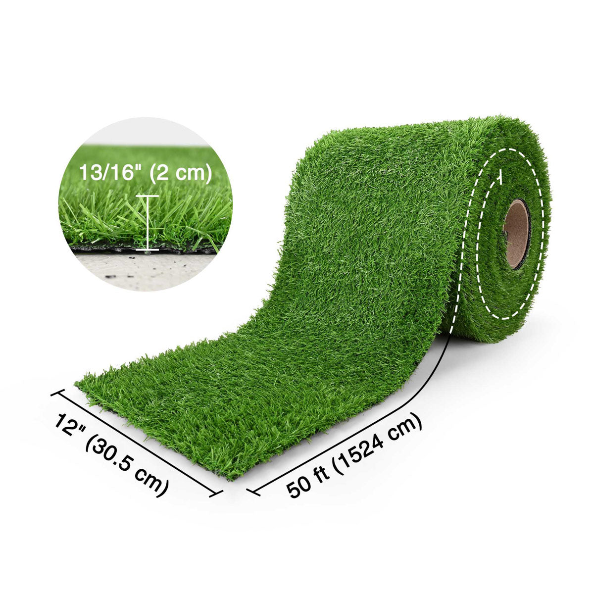 Yescom Artificial Grass Turf Synthetic Carpet Mat Patio 33'x6'