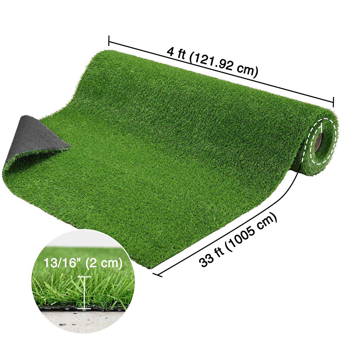 Yescom Outdoor Pet Turf Rolls for Dog Daycare Facility 13/16"H