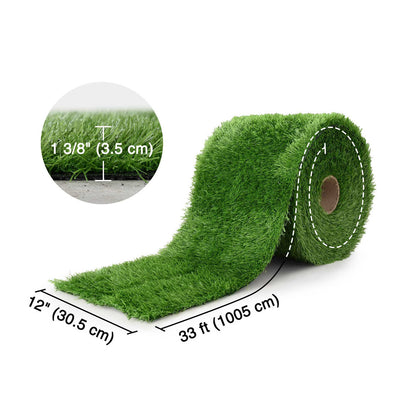 Yescom Outdoor Pet Turf Rolls for Dog Daycare Facility 1 3/8"H