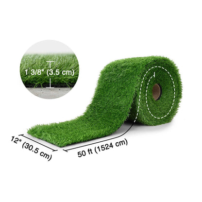 Yescom Outdoor Pet Turf Rolls for Dog Daycare Facility 1 3/8"H