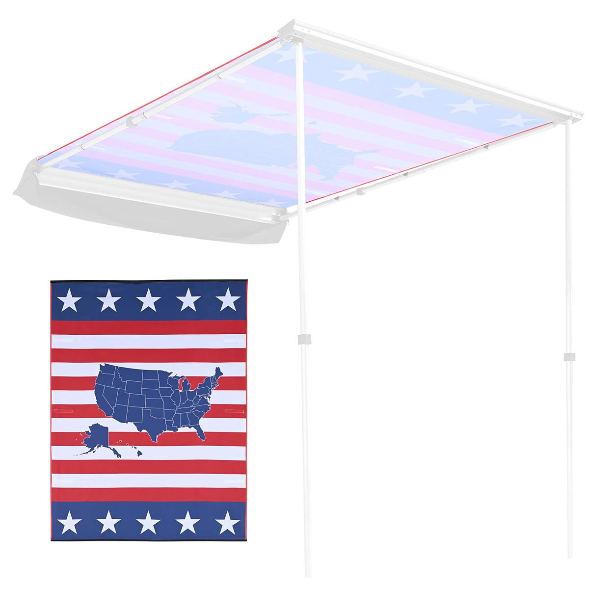 Yescom 4.5'x6' Vehicle Awning Canopy Replacement for Van Car SUV