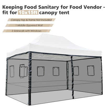 Yescom 10x15 Pop Up Canopy Netting Mesh Sidewalls