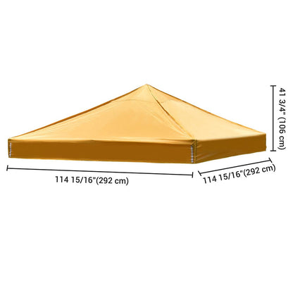 Yescom 10x10 Ez Pop Up Tent Canopy Top Replacement Cover (9.6'x9.6')