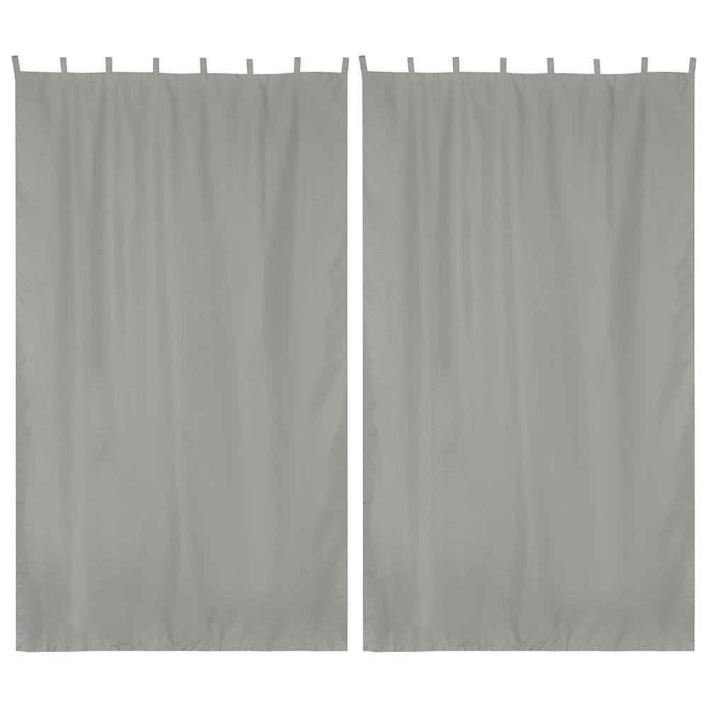 Yescom 2-Pcs Outdoor Tab Top Curtain Panel, 54Wx108L