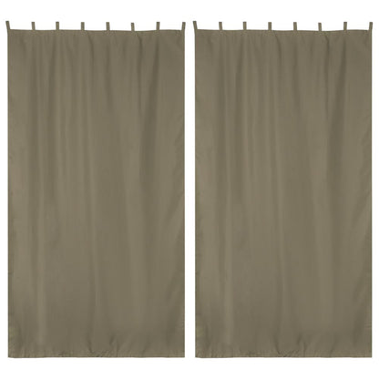 Yescom 2-Pcs Outdoor Curtain Panel, Tab Top, 54Wx120L