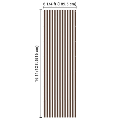 Yescom 17'x6' Pergola Canopy Replacement Cover with Rods
