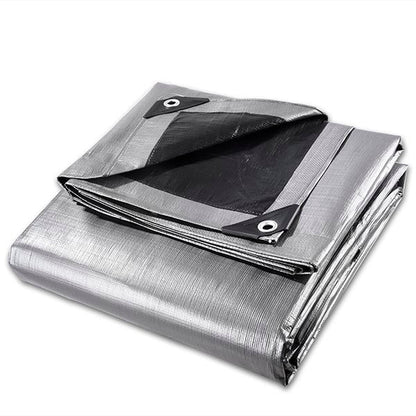 Yescom 12'x20' Heavy-Duty Poly Tarp Reinforced Canopy Silver