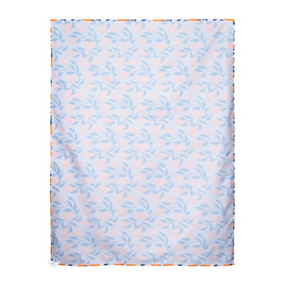 LAGarden Rectangle Tablecloth with Lemon Orange Seagull Print 43"x57"