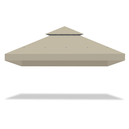 Yescom 10' x 10' Waterproof Gazebo Canopy Replacement Top 2-Tier