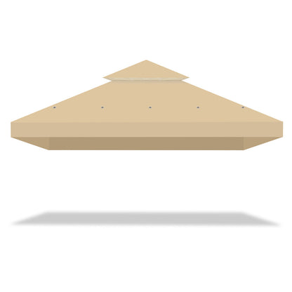 Yescom 10' x 10' Waterproof Gazebo Canopy Replacement Top 2-Tier