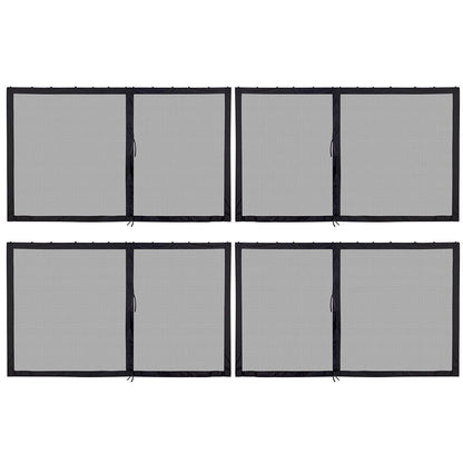 Yescom 41.2'R x 6.4'H Gazebo Mosquito Netting for 12'W x 10'D Gazebos