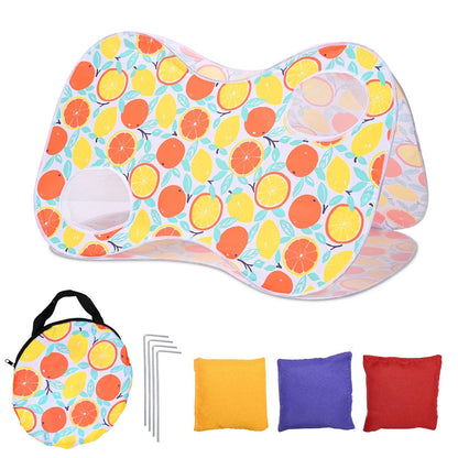 Yescom Popup Outdoor Bag Toss Game Billboard & 3 Bean Bags