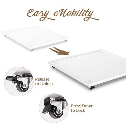 Yescom 20" Caddy with Rubber Lockable Casters Holds 220lbs