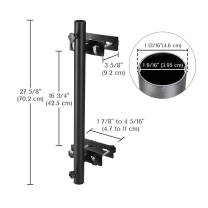 Yescom Umbrella Holder for Deck Railing/Post - Pole D1 9/16"