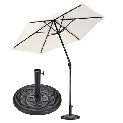 Yescom 7.5ft Patio Umbrella Crank and Tilt 6-Rib