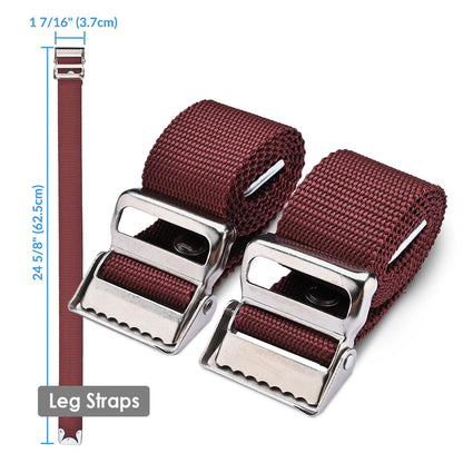 Yescom Drywall Stilts Comfort Straps Leg Bands 2ct/Pack