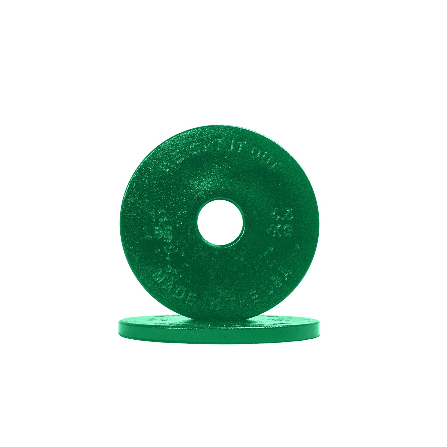 Standard 1" Center Hole Cast Iron Machined Weight Plate Pairs