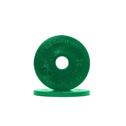 Standard 1" Center Hole Cast Iron Machined Weight Plate Pairs
