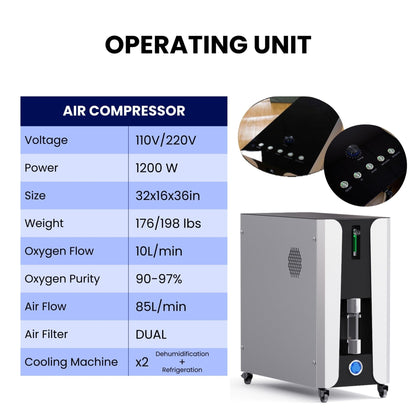 Airvida Ultra Hard Shell Lying Hyperbaric Chamber – 1.3–2.0 ATA