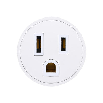 Yescom Light Bulb Plug Adapter Convert E26/E27 to 2/3-Prong Outlet 2ct/pk