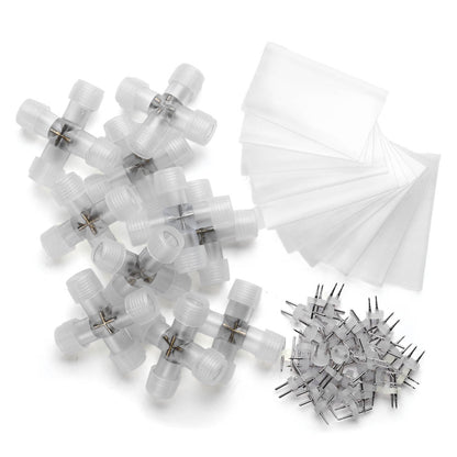 DELight Rope Light Connectors for LED 120V 2 Pin 13mm