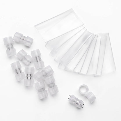 DELight Rope Light Connectors for LED 120V 2 Pin 13mm