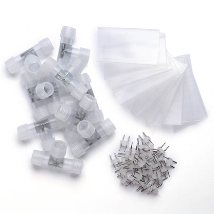 DELight Rope Light Connectors for LED 120V 2 Pin 13mm