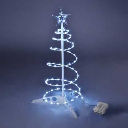 Yescom 2' Pre-Lit Spiral Christmas Tree Battery Operated