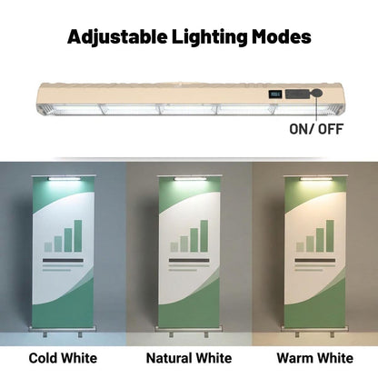 Yescom Illuminated Retractable Banner Stand Kit 33 x 79 in