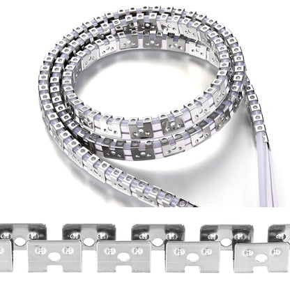 Yescom 328ft 8x11mm Stainless Steel Flexible Clip Channel - For RGBW Neon