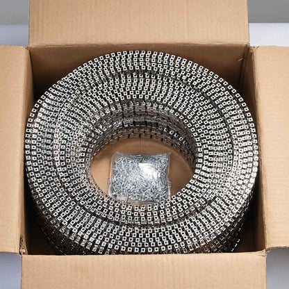 Yescom 328ft 6x12mm Stainless Steel Flexible Clip Channel - For 2700K Neon
