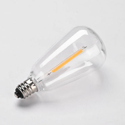 Yescom 120V Commercial String Lights ST38-Bulb 2700K 200ft - (4x)50ft