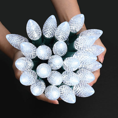 Yescom Commercial Faceted C9 Bulbs (25 Count)